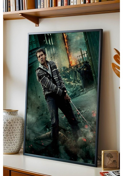 Neville Longbottom Gryffindor Kılıcı Çerçeveli Tablo - Lüks Harry Potter Kahramanlık Porteri Dekor Siyah Neville Longbottom Gryffindor Kılıcı Çerçeveli Tablo - Lüks Harry Potter Kahramanlık Porteri Dekor Siyah