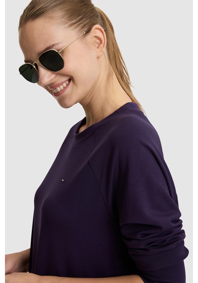 U.S. Polo Assn. Kadın Mürdüm Örme Elbise 50328956-vr074 Murdum
