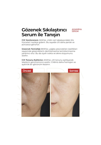 Aha & Bha Canlandırıcı,gözenek Sıkılaştırıcı Ve Nemlendirici Serum 50ml