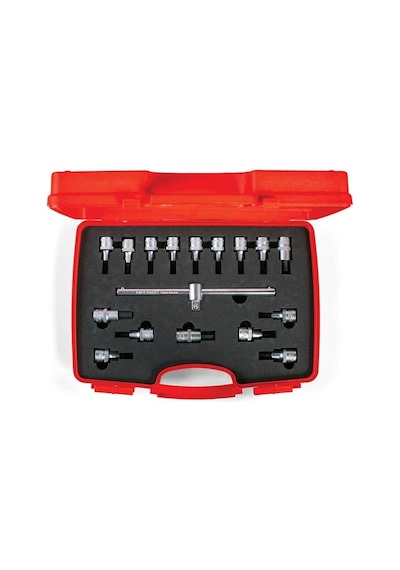 İzeltaş 1113 00 6017 1/2 Lokmalı Allen Uç Ve Star Torx Uç Takımı 17 Parça