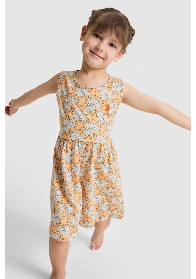 U.s. Polo Assn. Kız Çocuk Turuncu Pijama Takım 50327333-vr051