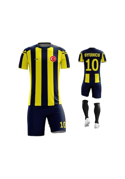 Çiftlere Özel Futbol Forması Sarı & Lacivert 19 Lacivert