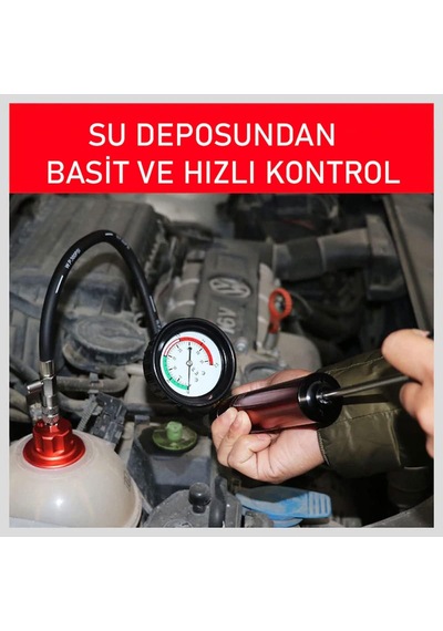Badem10 Nt Tools Radyatör Kaçak Tespit Cihazı Basınç Testi Kiti Nta1036