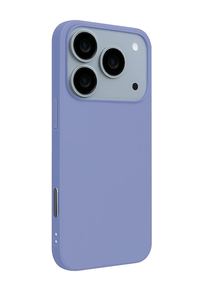 Gld-spt- Newface Apple Uyumlu iPhone 17 Pro Max Nano İçi Kadife Silikon - Lila