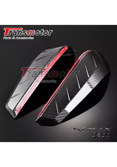 Nmax 125-155 2021 Bacak Rüzgar Koruma Seti Kasa Füme Şeffaf