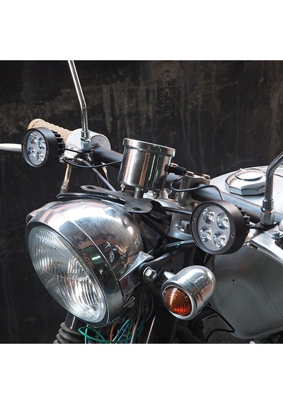 Knmaster Badger 12w Ayna Bağlantılı Motosiklet Sis Farı