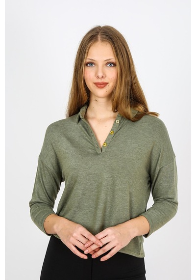 Alexandergardı Polo Yaka Uzun Kol T-shirt B21-21300 001