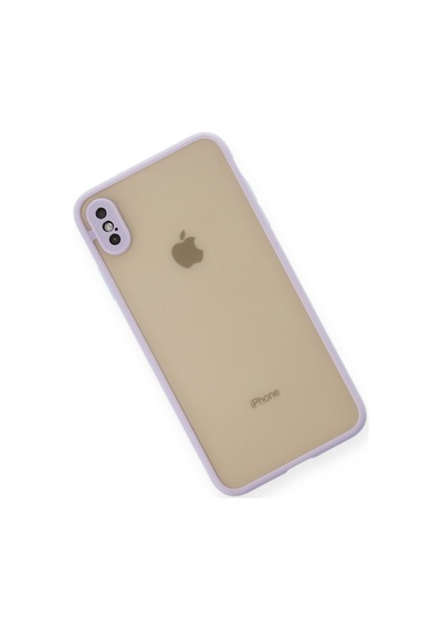 Apple iPhone  Uyumlu - Xs Max Kılıf Montreal Silikon Kapak - Mor