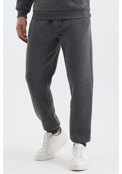 Monox Erkek Jogger 3 İplik Alt Eşofman Antrasit