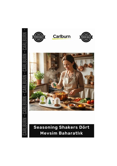 Baharatlık Estetik Kar Küresi Tasarım Mutfak Baharat Set Seasoning Shakers Dört Mevsim Baharatlık Diğer