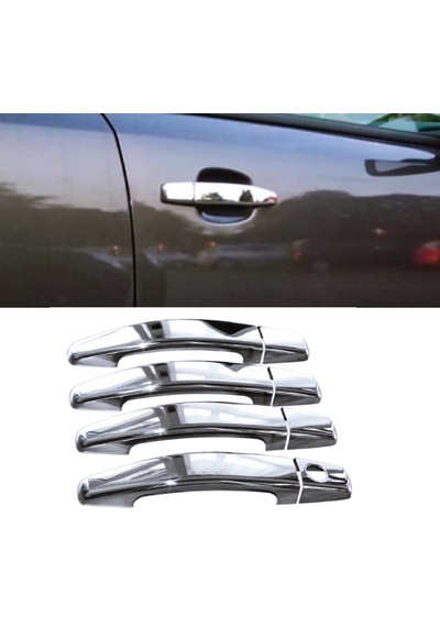 Chevrolet Aveo Sedan 2005-2011 Arası Krom Kapı Kolu 4 Kapı Pçelik