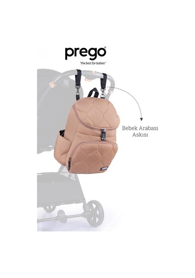 Prego Montana Bebek Bakım Çantası Camel 3084 Camel