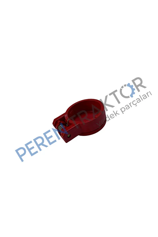 2 Adet Kırmızı Renk Traktör Hidrolik Jak Yaylı Toz Kapağı New Holland, Ford, Case