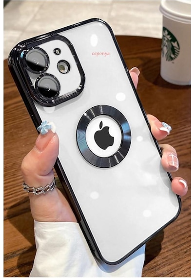 Apple Uyumlu iPhone 11 Kılıf Köşeleri Renkli Şeffaf Kamera Korumalı Silikon Lu (553804415)