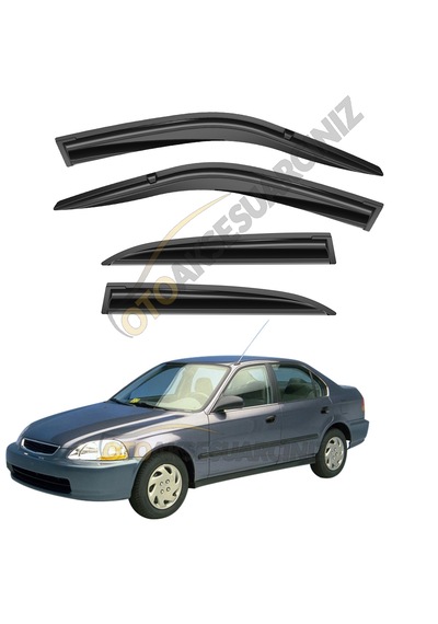 Cam Rüzgarlığı Fermeq Mugen Honda Civic 1996-2001 4lü