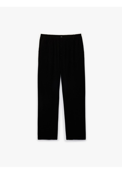Koton Viskon Karışımlı Cepli Regular Fit Klasik Kumaş Pantolon Siyah 6sam40017ıw