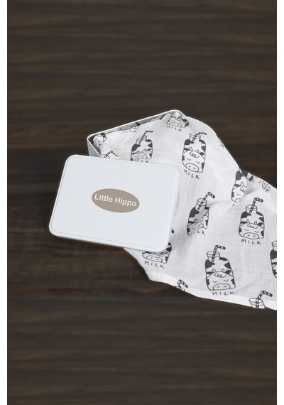 Çok Amaçlı Müslin Örtü 100x120 + Kese Moo