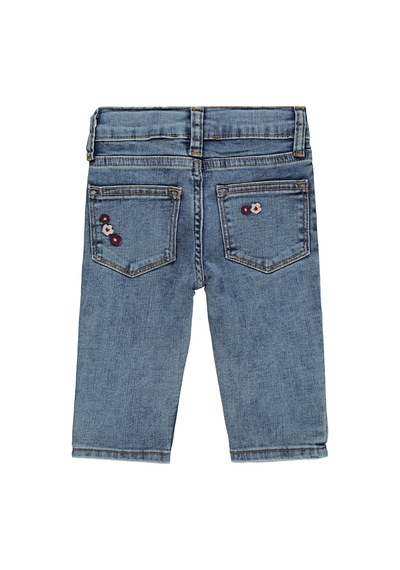 Civil Baby Kız Bebek Pantolon 6-18 Ay Orta Mavi Orta Mavi
