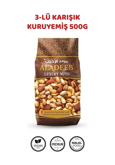 3-lü Karışık Kuruyemiş 500 Gram