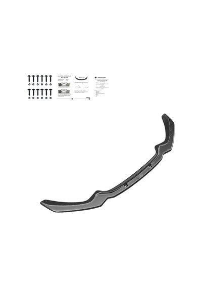 Bmw 1 Serisi F20 F21 2015-2019 M Paket Ön Lip Piano Black Ön Tampon Eki