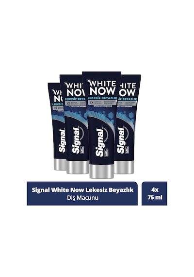 Signal White Now Lekesiz Beyazlık Diş Macunu 4 x 75 ML