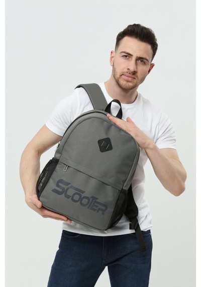 Scooter Unısex Sırt Çanta Gri
