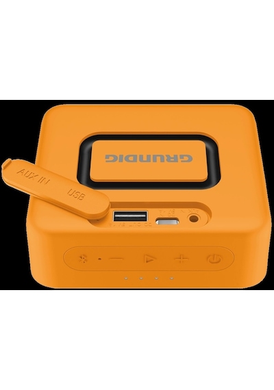 Grundig Uyumlu Jam Bluetooth Hoparlör Turuncu