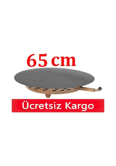 Güryan 65 Cm Tüplü Ekmek Sacı Tüplü Katmer Ekmek Sac Ocak