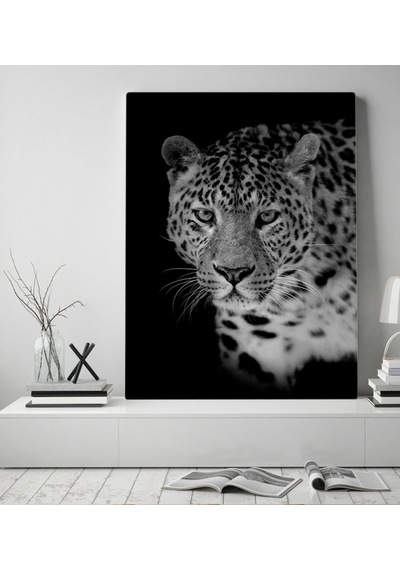Bk Home Leopar Tasarımlı Kanvas Tablo 50X70Cm-1 (551091207)