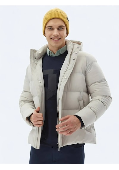 Kip Taş Regular Fit Casual Dokuma Mont Taş