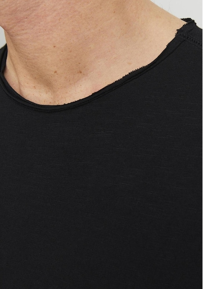 Jack & Jones Jjebasher Tee O-Neck Ss Noos Erkek Siyah Tişört Siyah