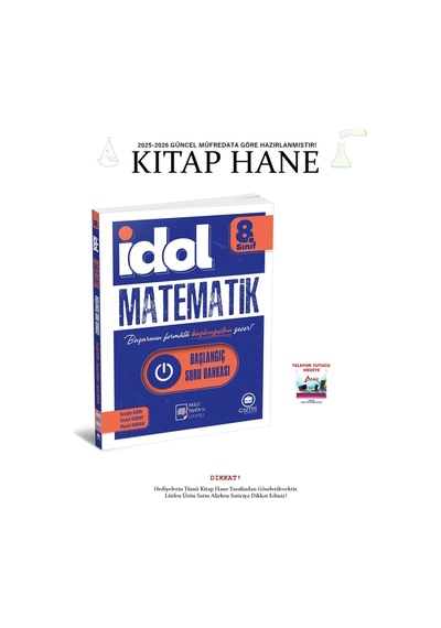 Çanta 2025-2026 8. Sınıf İdol Matematik Başlangıç Soru Bankası