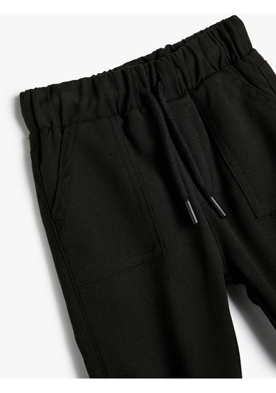 Koton Jogger Pantolon Beli Bağlamalı Cepli Siyah 4smb40002tw 4SMB40002TW999 Siyah Koton Jogger Pantolon Beli Bağlamalı Cepli Siyah 4smb40002tw 4SMB40002TW999 Siyah