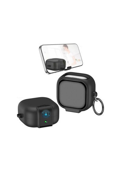 Samsung Galaxy Buds 4 İçin Ve Buds 4 Pro İle Uyumlu Kılıf Güvenlik Kilitli Panzer Telefon Standlı Kulaklık Koruyucu Kapak Anahtarlıklı Kaymaz Soft Dokulu Siyah, Galaxy Buds 4 Pro Samsung Galaxy Buds 4 İçin Ve Buds 4 Pro İle Uyumlu Kılıf Güvenlik Kilitli Panzer Telefon Standlı Kulaklık Koruyucu Kapak Anahtarlıklı Kaymaz Soft Dokulu Siyah, Galaxy Buds 4 Pro