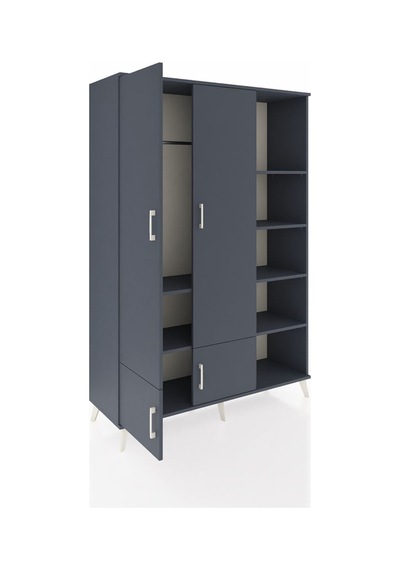 Hyperion Dolap 6 Raflı 4 Kapaklı Tek Askılı 132x44x195 Antrasit-antrasit/antrasit Antrasıt/antrasıt Hyperion Dolap 6 Raflı 4 Kapaklı Tek Askılı 132x44x195 Antrasit-antrasit/antrasit Antrasıt/antrasıt