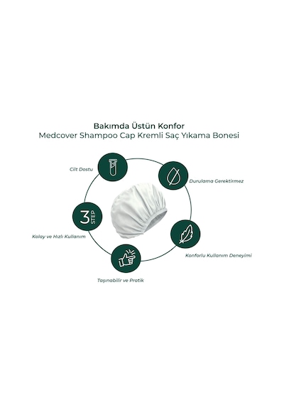 Med-cover Saç Yıkama Bonesi X 5 Adet