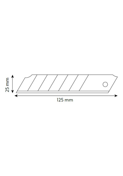 VIP-TEC Plastik Ağır Hizmet 25mm Maket Bıçağı Yerli Üretim