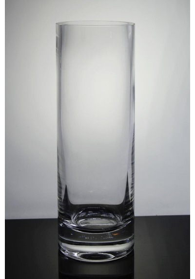 El İmalatı Kristal Ağır Vazo 1 Adet 13835 Yükseklik:30 Cm En/boy:10 Cm Beyaz