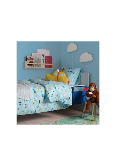 Ikea Barndrom Tek Kişilik Nevresim Takımı 150 X 200 Cm Mavi - Açık Sarı - Lacivert - Kırmızı Çok Renkli