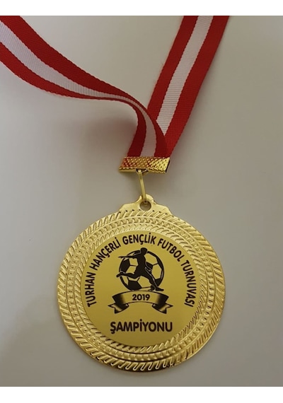 Madalya 1 Adet Altın Gümüş Bronz Renk Altın