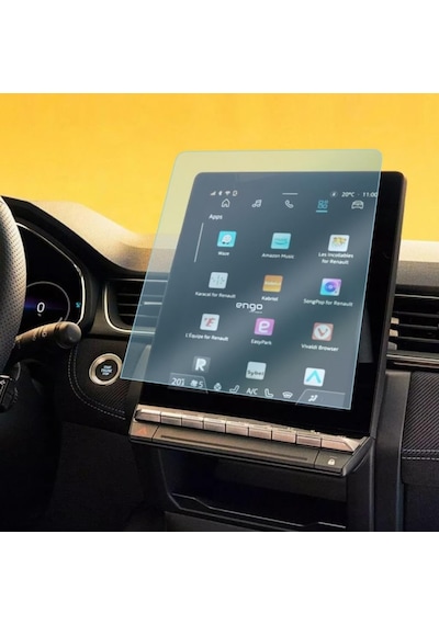 Renault Captur 10.4 İnç İle Uyumlu Ekran Koruyucu Openr Link Multimedya Belirtilmemiş