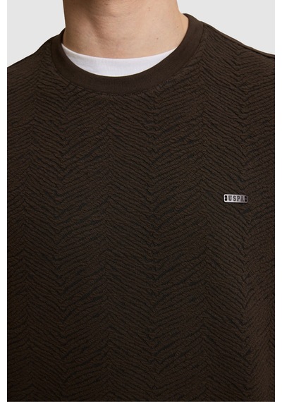 U.S. Polo Assn. Erkek Koyu Kahverengi Sweatshirt 50329411-vr084