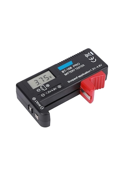 Sanec Bt-168 Ekranlı Pil Voltaj Kapasite Test Cihazı 1.2v-4.8v Ve 9v
