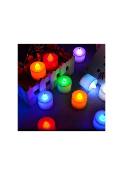 Mini Led Mum - Sarı 10 Adet Siyah