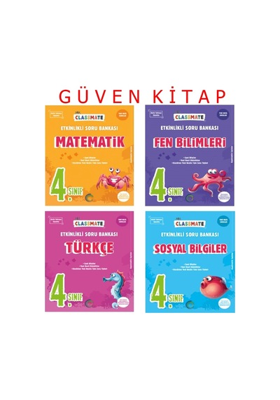 Okyanus 4.sınıf Classmate Matematik Fen Türkçe Sosyal S.b. Seti