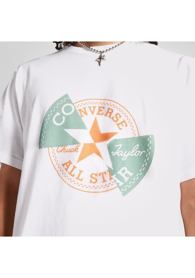 Converse Distorted Erkek Beyaz T-shirt