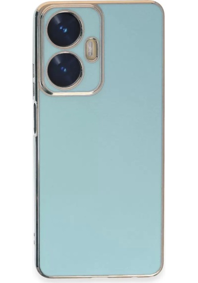 Newface Realme C55 Kılıf Volet Silikon - Açık Yeşil