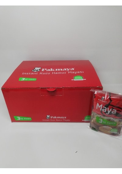 Glutensiz Instant Kuru Hamur Mayası .Net Ağırlık 24x(3x10gr)=720
