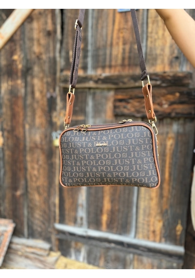 Just Polo Günlük Kombinlere Uygun Kadın Omuz Çantası 6011mh Kahve Camel