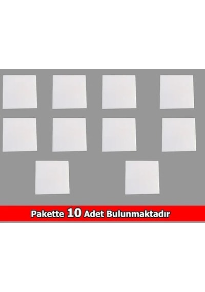 Çift Taraflı Köpük Bant Beyaz 10 Lu Paket